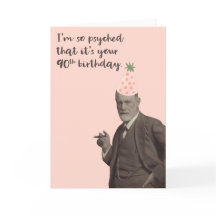Pink Freud Funny 90 Birthday