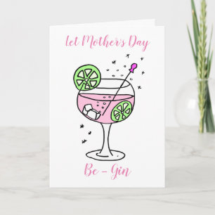 Cartão Pink Gin Happy Mother's Day