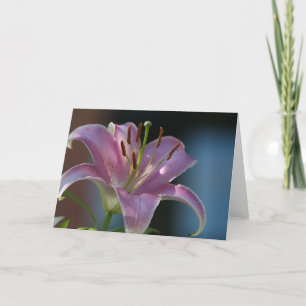 CARTÃO PINK LILY