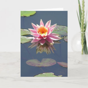 Cartão "Pink Lotus Blossom" greeting card