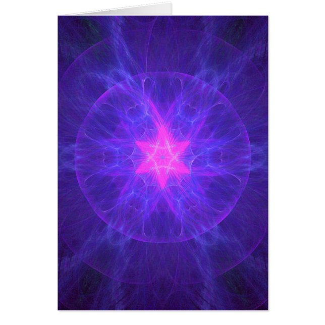 Cartão Pink Magen David (Frente)