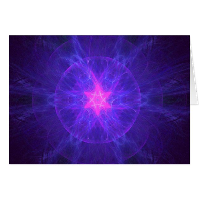 Cartão Pink Magen David (Frente Horizontal)