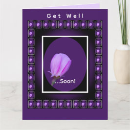 Cartão Pink Spring Blossom Personalized Get Well