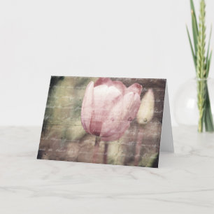 Cartão Pink Tulip Inspiration