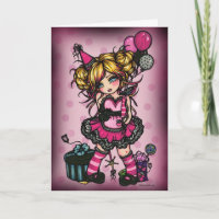 Pink Zebra Birthday Rapariga Fantasia Arte