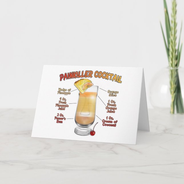 Cartão PINKILLER Cocktail Recebe Arte (Frente)