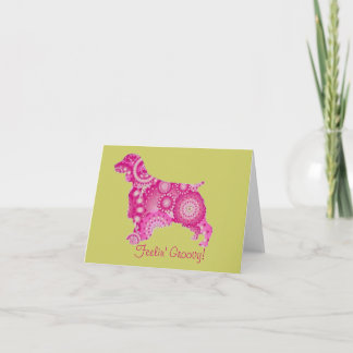 Cartão pinkwelsh, Feelin Groovy!