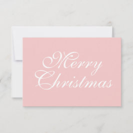 Cartão Pinky Feliz Natal Rosa