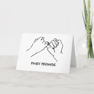 Cartão Pinky Promise