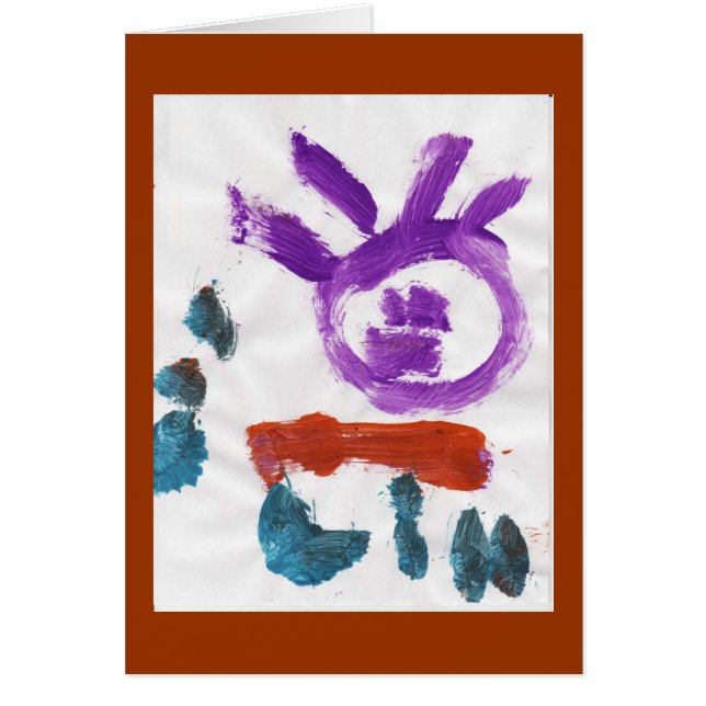 Cartão pintado de Sun (Frente)