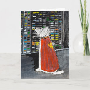 Cartão Pintagem de melhor amigo de super heróis por Alfre