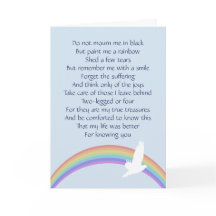 Pinte-me um arco-íris — Adeus final