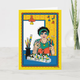 Cartão Pinte Sua Própria Canvas_B_Cartão De Saudação