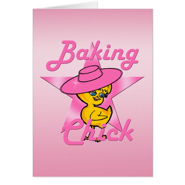 Cartão Pintinho Baking nº 8 (Frente)
