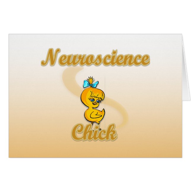 Cartão Pintinho de Neurociência (Frente Horizontal)