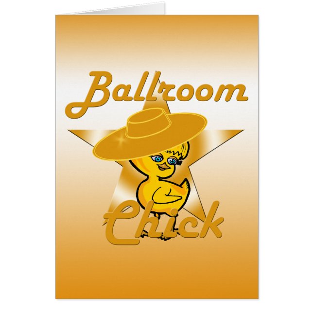 Cartão Pintinho de salão nº 10 (Frente)