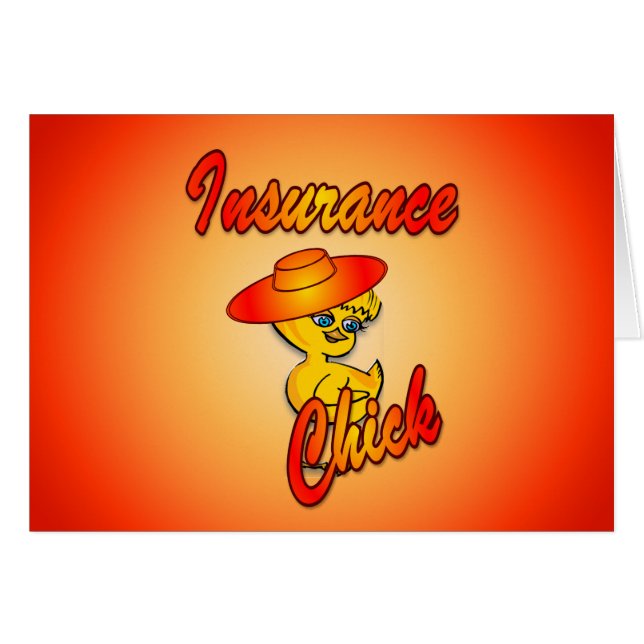 Cartão Pintinho de seguro nº 5 (Frente Horizontal)