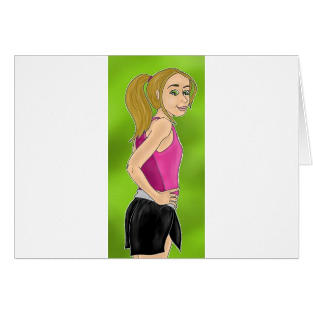 Cartão Pintinho do corredor (Frente Horizontal)