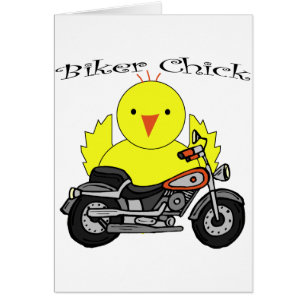 Cartão Pintinho do motociclista