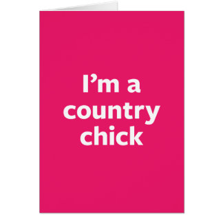 Cartão Pintinho do país