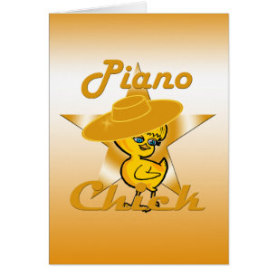 Cartão Pintinho Piano nº 10