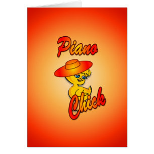 Cartão Pintinho Piano nº 5