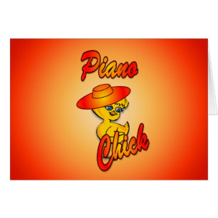 Cartão Pintinho Piano nº 5