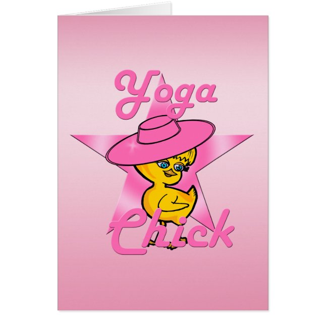 Cartão Pintinho Yoga nº 8 (Frente)