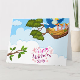 Cartão Pintinhos para alimentação de aves-mãe - Ilustraçã