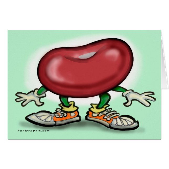 Cartão Pinto Bean (Frente Horizontal)