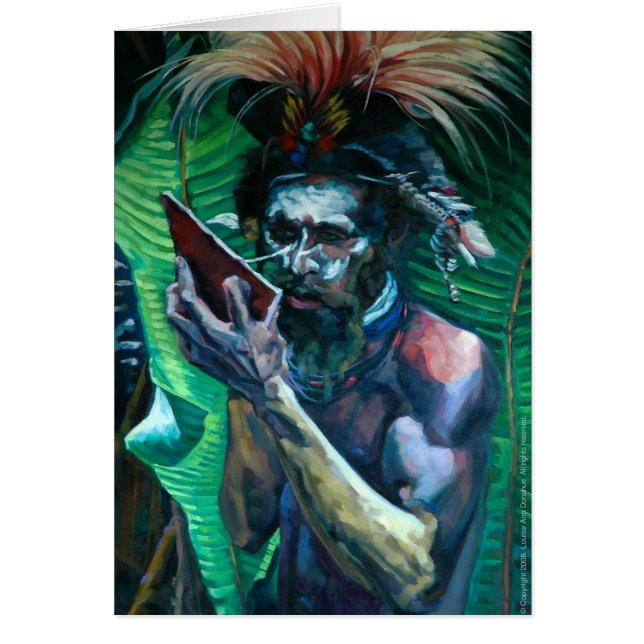 Cartão Pintor 2 da cara (Frente)