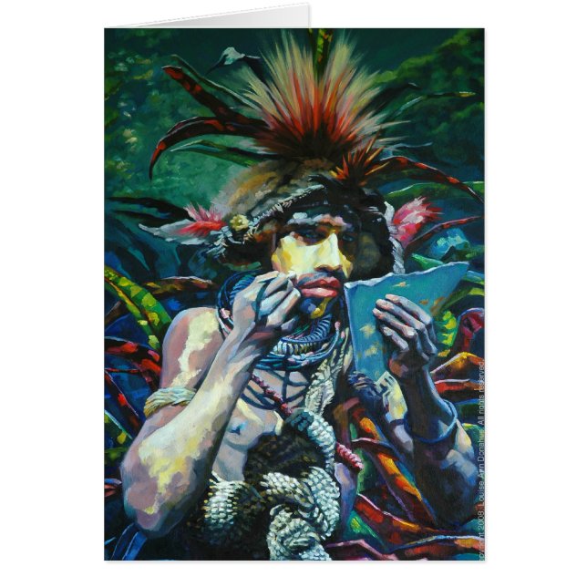 Cartão Pintor da cara (Frente)