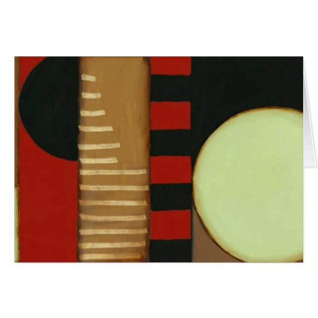 Cartão Pintura com Painel do Estilo Loft Contemporâneo (Frente Horizontal)