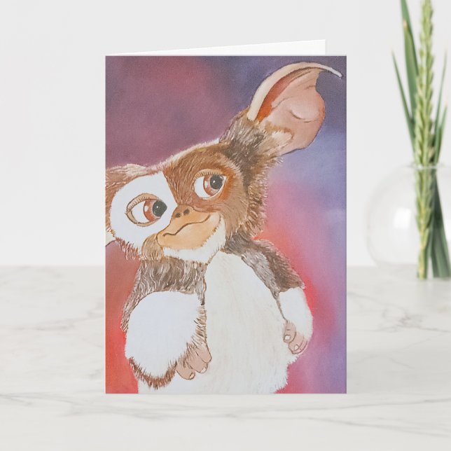 Cartão Pintura da Criatura Oriental por Alfred Fox (Frente)