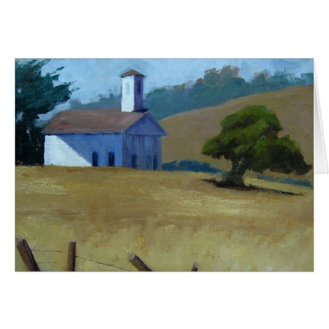 Cartão pintura da igreja (Frente Horizontal)