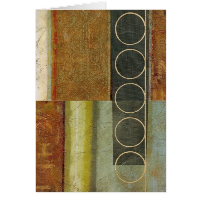 Cartão Pintura de Abstrato multitexturizada pelo Vision S (Frente)