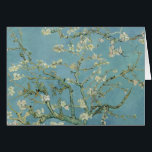 Cartão Pintura de Almond Blossoms por Van Gogh<br><div class="desc">Almond Blossoms é um grupo de várias pinturas feitas em 1888 e 1890 por Vincent van Gogh em Arles e Santo-Rémy, no sul da França, de árvores florescentes de amêndoas. Flores eram especiais para van Gogh. Representavam despertar e esperança. Ele os apreciava esteticamente e achava alegria em pintar árvores floridas....</div>
