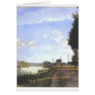 Cartão Pintura de Argenteuil - de Monet