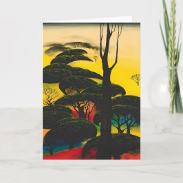 Cartão pintura de arte de Eyvind Earle
