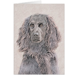 Cartão Pintura de Boykin Spaniel - Arte de Cachorro Origi