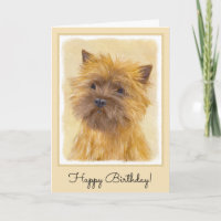 Pintura de Cairn Terrier - Arte de Cachorro Origin