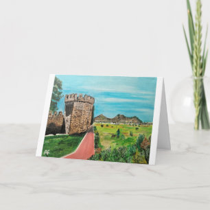 Cartão Pintura de Castell de Benisanó por Alfred Fox