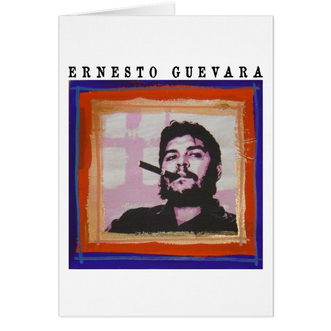 Cartão Pintura de Che Guevara (Frente)