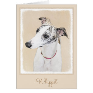 Cartão Pintura de chicote - Arte de Cachorro Original Bon