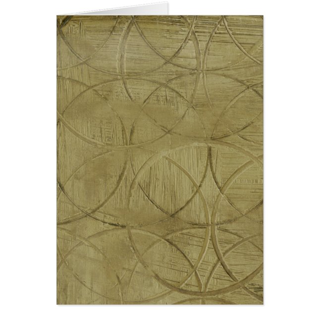 Cartão Pintura de Círculos Vinculados por Jennifer Goldbe (Frente)