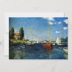 Cartão Pintura de Claude Monet, Argenteuil