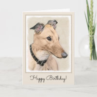 Pintura de Greyhound - Arte de Cachorro Original