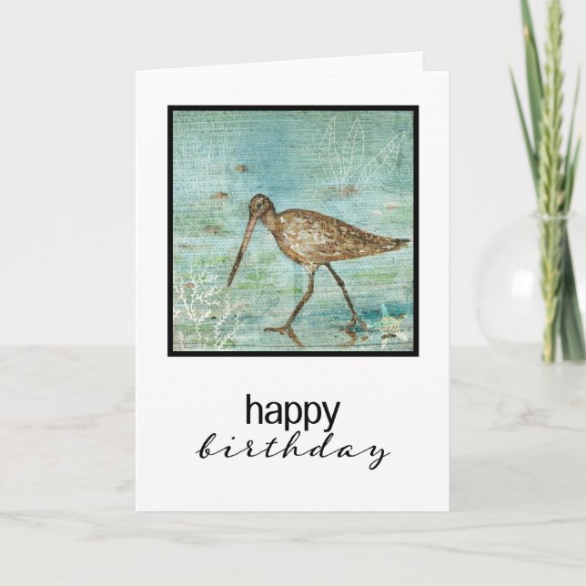 Cartão Pintura De Maçarico À Beira-Mar (Frente)