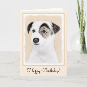 Cartão Pintura de Parson Jack Russell Terrier - Arte Cani