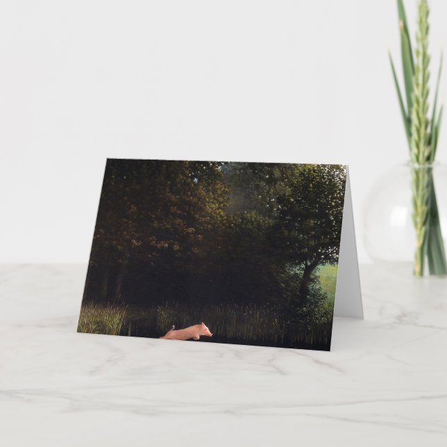 Cartão Pintura de Porcos Kohler (Frente)